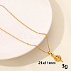 304 Stainless Steel Star Pendant Necklaces LL9510-8-1