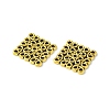 Tibetan Style Filigree Links LS-TIBEP-EA166YKG-AG-FF-2