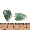 Natural Green Strawberry Quartz Pendants G-G012-12G-05-4