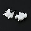 Halloween Themed Opaque Resin Pendants LS-X-RESI-CJC0006-028C-1