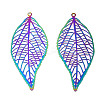 Ion Plating(IP) 201 Stainless Steel Filigree Big Pendants LS-STAS-S118-098-2