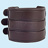 1Pc Trendy Unisex Punk Rock Style Leather Wide Wristband Bracelets BJEW-CL0001-03-6