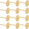 200Pcs 304 Stainless Steel Stud Earring Findings STAS-SC0010-27-1