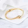 1Pc Teardrop Alloy Cuff Bangles BJEW-LP0015-26G-3
