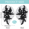 Flower Gauze & Sequin Embroidery Ornament Accessories DIY-WH20081-002C-2