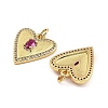 Rack Plating Real 18K Gold Plated Brass Pendants KK-B077-23G-2