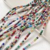 Natural & Synthetic Mixed Gemstone Beads Strands G-K358-A01-01-1