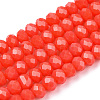 Opaque Solid Color Imitation Jade Glass Beads Strands LS-EGLA-A044-P4mm-D03-1