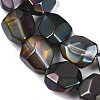 Electroplate Glass Beads Strands EGLA-C009-01A-HP01-3