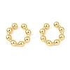 Rack Plating Brass Cuff Earrings EJEW-L261-012G-1