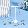 12Pcs 201 Stainless Steel Hoop Earrings STAS-UN0056-85-2