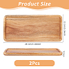 Acacia Wooden Serving Trays AJEW-WH0455-193B-2