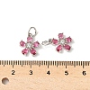 Brass Micro Pave Cubic Zirconia Pendants KK-U067-03P-06-3