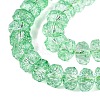 Crackle Transparent Glass Beads Strands GLAA-N068-03A-05-3