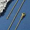 Brass Ball Chain Necklaces LS-MAK-L009-06G-1