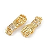 Brass Micro Pave Cubic Zirconia Pendants KK-C093-01C-G-2