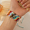 Bohemian Style Handmade Woven Polyester Cord Bracelets for Women TI9279-1