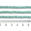Electroplate Opaque Glass Beads Strands EGLA-A035-P3mm-A14-4