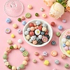 48Pcs 14 Styles Food Grade Eco-Friendly Silicone Focal Beads DIY-YW0008-83A-6