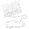 10 Yards Polyester Pleated Lace Trim OCOR-GF0003-52C-1