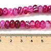 Natural Banded Agate Beads Strands G-F790-I01-01K-5