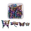 16Pcs 4 Style Alloy Pendants FIND-LS0001-23MC-2