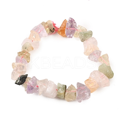 Natural Amethyst & Rose Quartz & Quartz Crystal & Citrine Beads Strands G-I283-F22-1