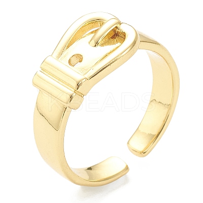 Brass Cuff Rings X-RJEW-A001-07G-1