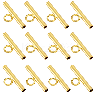 30Pcs Steel Tube Bead FIND-SC0019-09-1