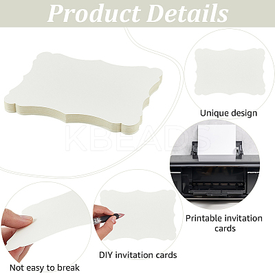 50Pcs DIY Paper Blank Greeting Cards AJEW-CP0010-26A-02-1