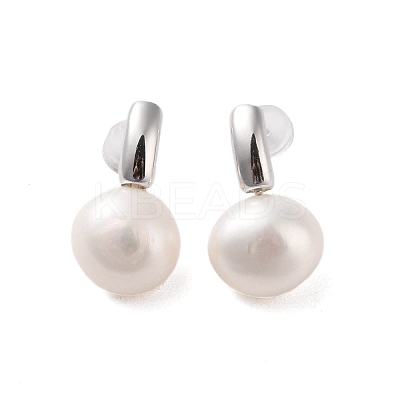 925 Sterling Silver Studs Earring EJEW-H002-08P-1