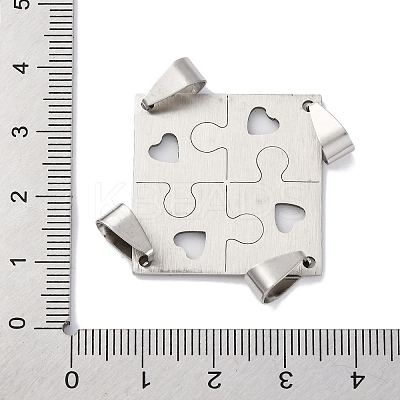 201 Stainless Steel Connector Charms STAS-Q342-39P-1