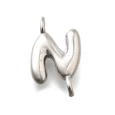 Brass Connector Charms KK-P295-01P-N-1