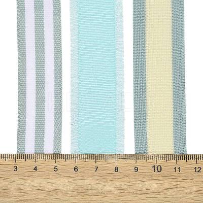 9 Yards 3 Styles Polyester Ribbon SRIB-A014-C06-1