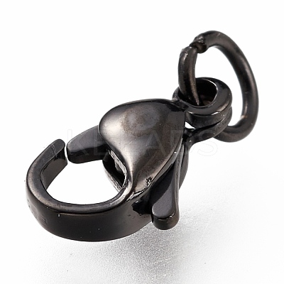 304 Stainless Steel Lobster Claw Clasps Ion Plating(IP) STAS-G240-01C-EB-1