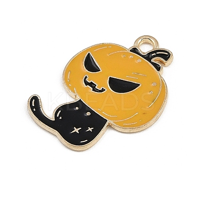 Halloween Alloy Enamel Pendants FIND-I052-01KCG-05-1