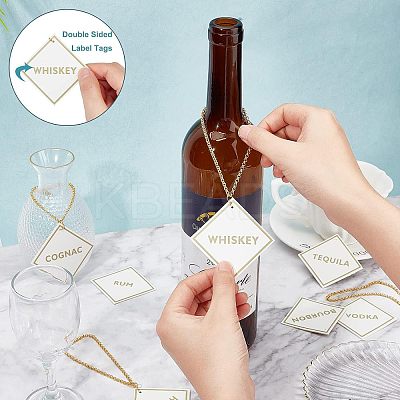 9Pcs 201 Stainless Steel Rolo Chains AJEW-OC0002-70-1