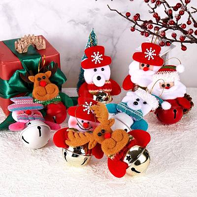 8Pcs Christmas Bells JX064A-1