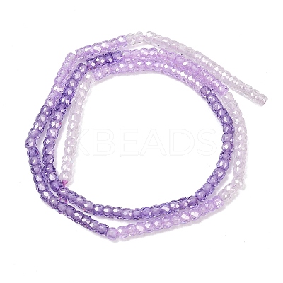 Cubic Zirconia Beads Strands ZIRC-P125-2x3mm-01-1