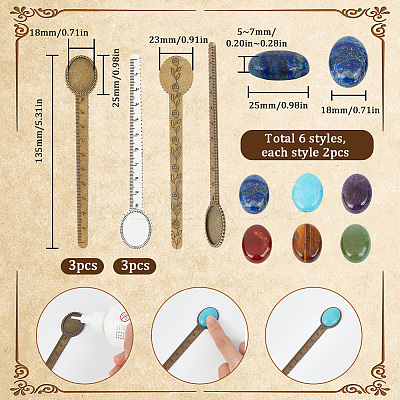 DIY Straight Rulers Bookmark Making Kit FIND-SC0004-96-1