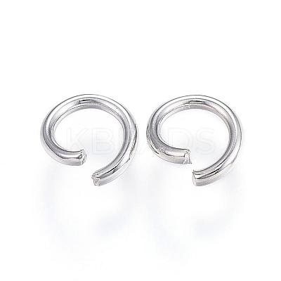 Tarnish Resistant 304 Stainless Steel Open Jump Rings STAS-F110-06P-1