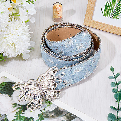PU Leather Chain Belts AJEW-WH20007-79P-02-1
