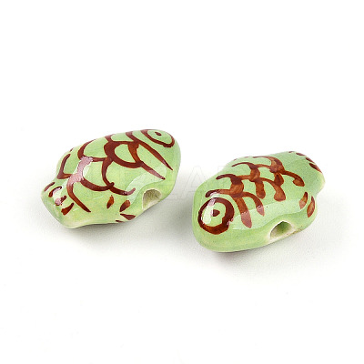 Handmade Porcelain Beads PORC-N009-07A-1