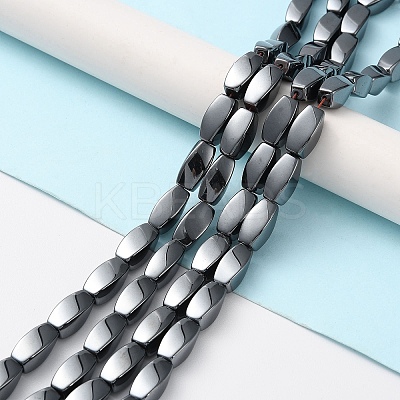Non-Magnetic Synthetic Hematite Beads Strands IM601-6x12-1