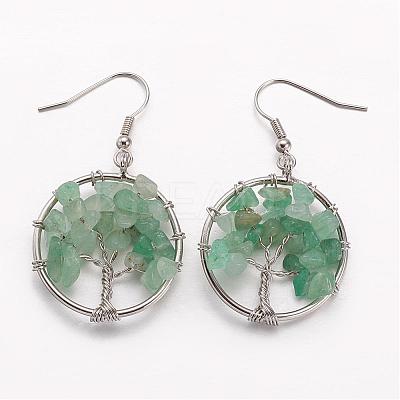 Dangle Earrings EJEW-N0030-M-1