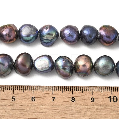 Dyed Natural Cultured Freshwater Pearl Beads Strands PEAR-A006-13C-X-1