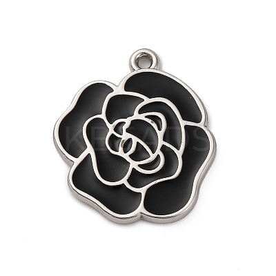 Alloy Enamel Pendants PALLOY-R162-13P-04-1