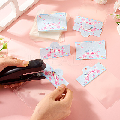 100Pcs Paper Display Card Fashion Jewelry CDIS-TA0001-31A-1