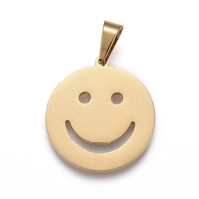 Ion Plating(IP) 304 Stainless Steel Pendants STAS-K191-37G-1