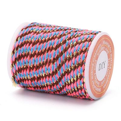 4-Ply Polycotton Cord with Metallic Thread OCOR-Z003-D31-1